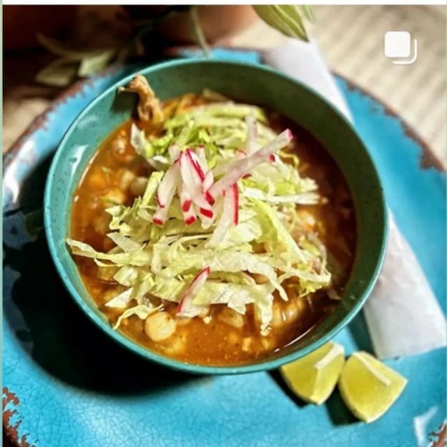 Pozole soup.